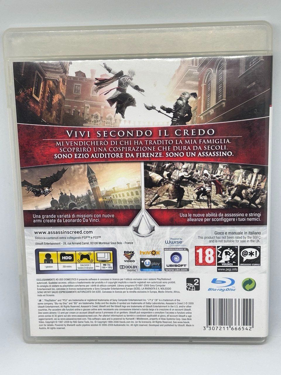 Sony Giochi: Assassin's Creed II per PlayStation 3 – Usato da Giubiasco venduto da LorisVale 1