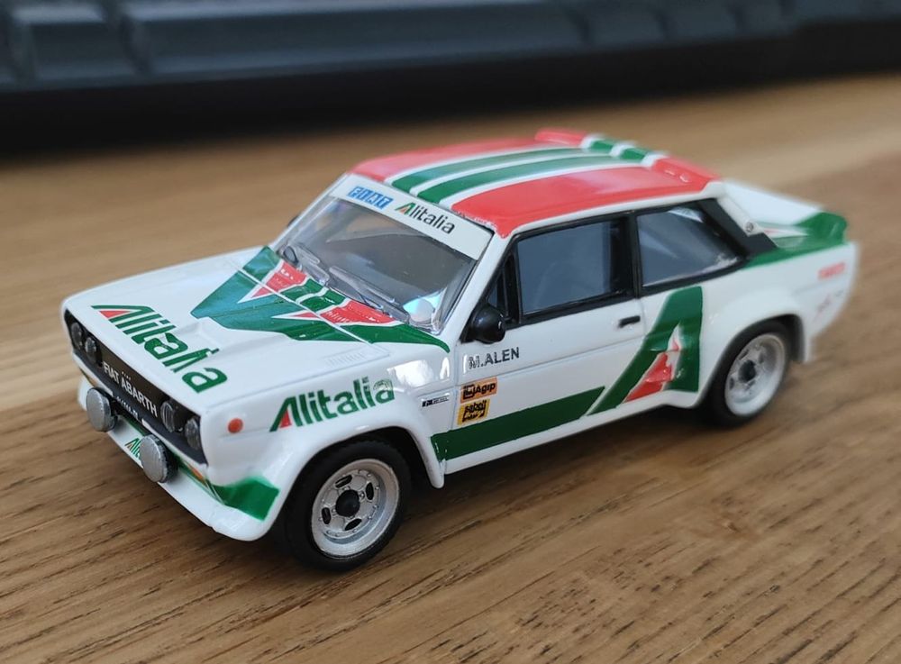 Fiat 131 Abarth #2 Rallye Monte-Carlo 1978 Röhrl in 1/43 by