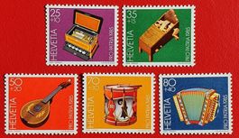 PRO PATRIA SATZ 206 - 210 1985** POSTFRISCH