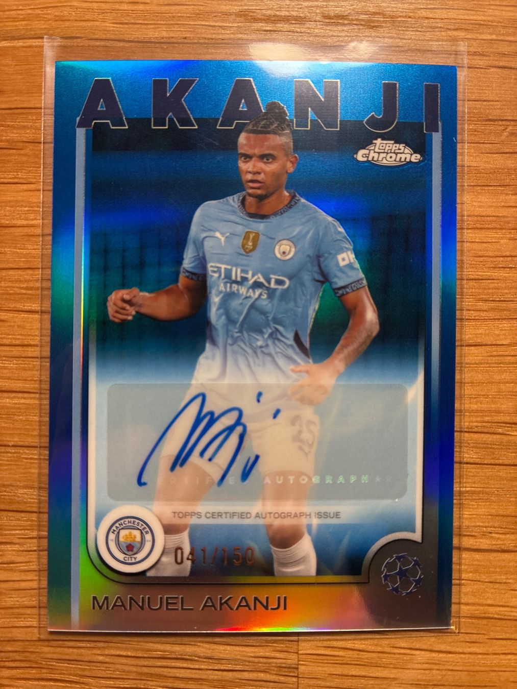 Topps Carte collezionabili: Topps Chrome Manuel Akanji Autogramm /150 – Usato da Wangenried venduto da Garagara