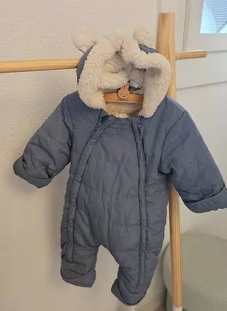 Wattierter Overall blau Gr.68