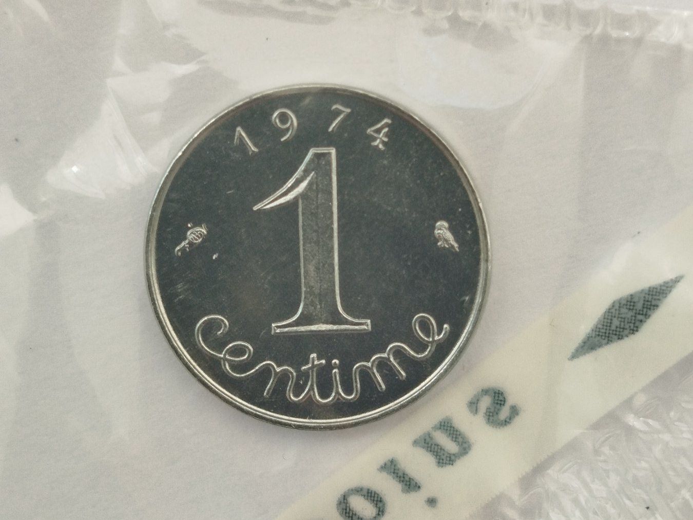 Toutes les monnaies: 1 CENTIME EPI 1974 – Neuf avec emballage d'origine à Wettingen par Colorup