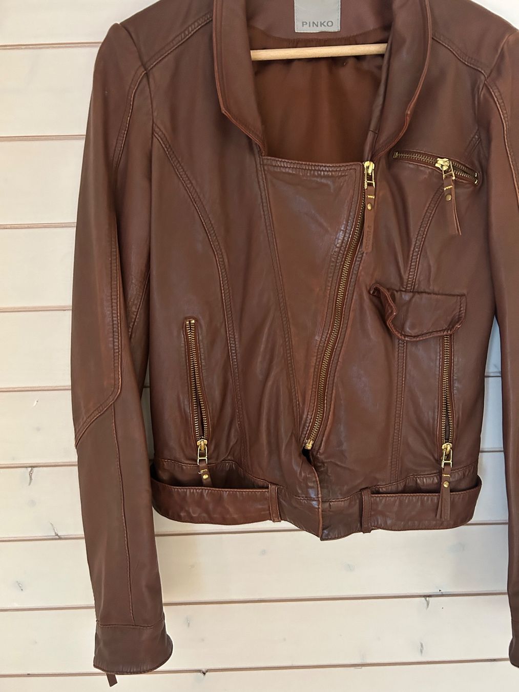 Pinko Giacche: Pinko Lederjacke - Gr. 36 – Usato da Illnau venduto da Monkky 6