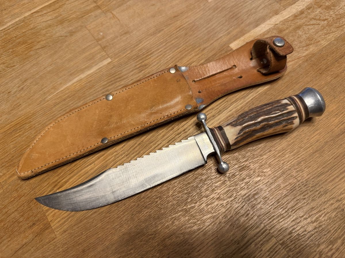 Solingen Accessori: Antikes Jagdmesser Jägermesser Messer – Usato da Goldach venduto da Messerguru 2