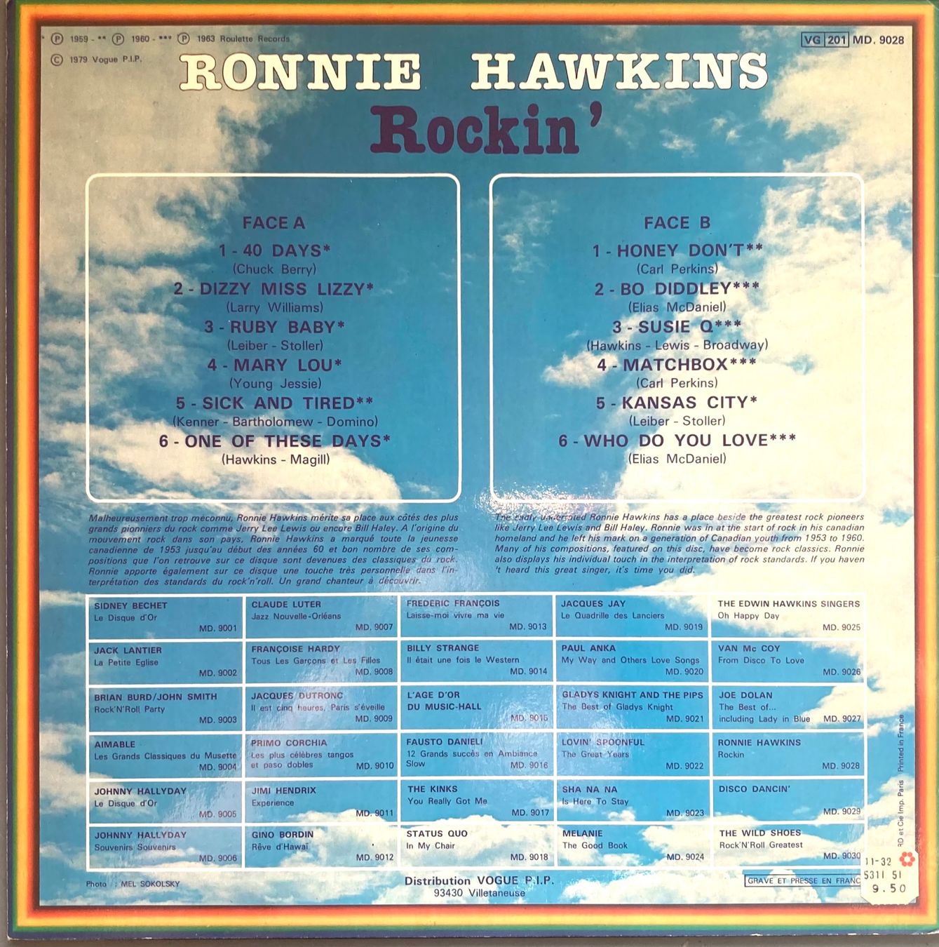 Dischi in vinile: RONNIE HAWKINS - ROCKIN' – Usato da Poliez-Pittet venduto da Newtown-Records 2