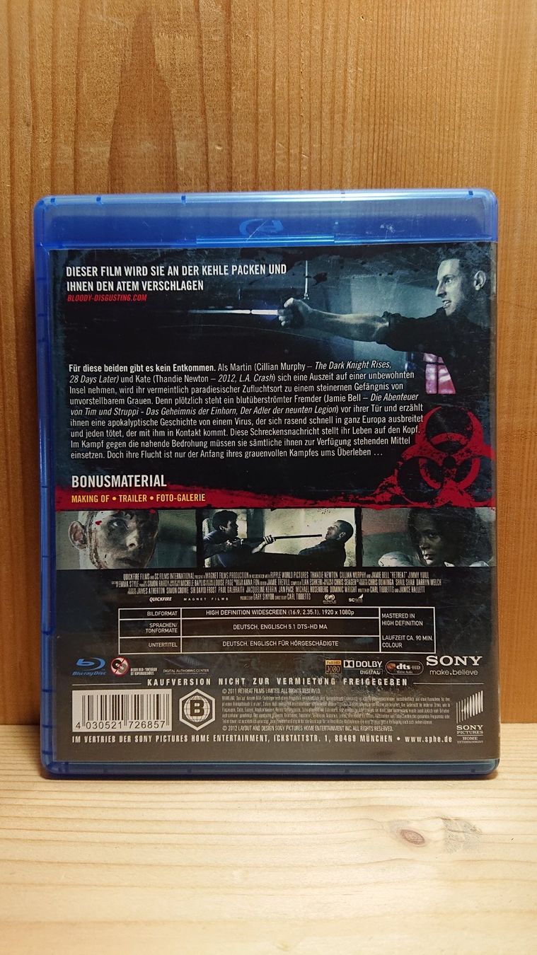 Tous les DVDs: RETREAT Blu-Ray – D'occasion à Wilderswil par Exebub 1