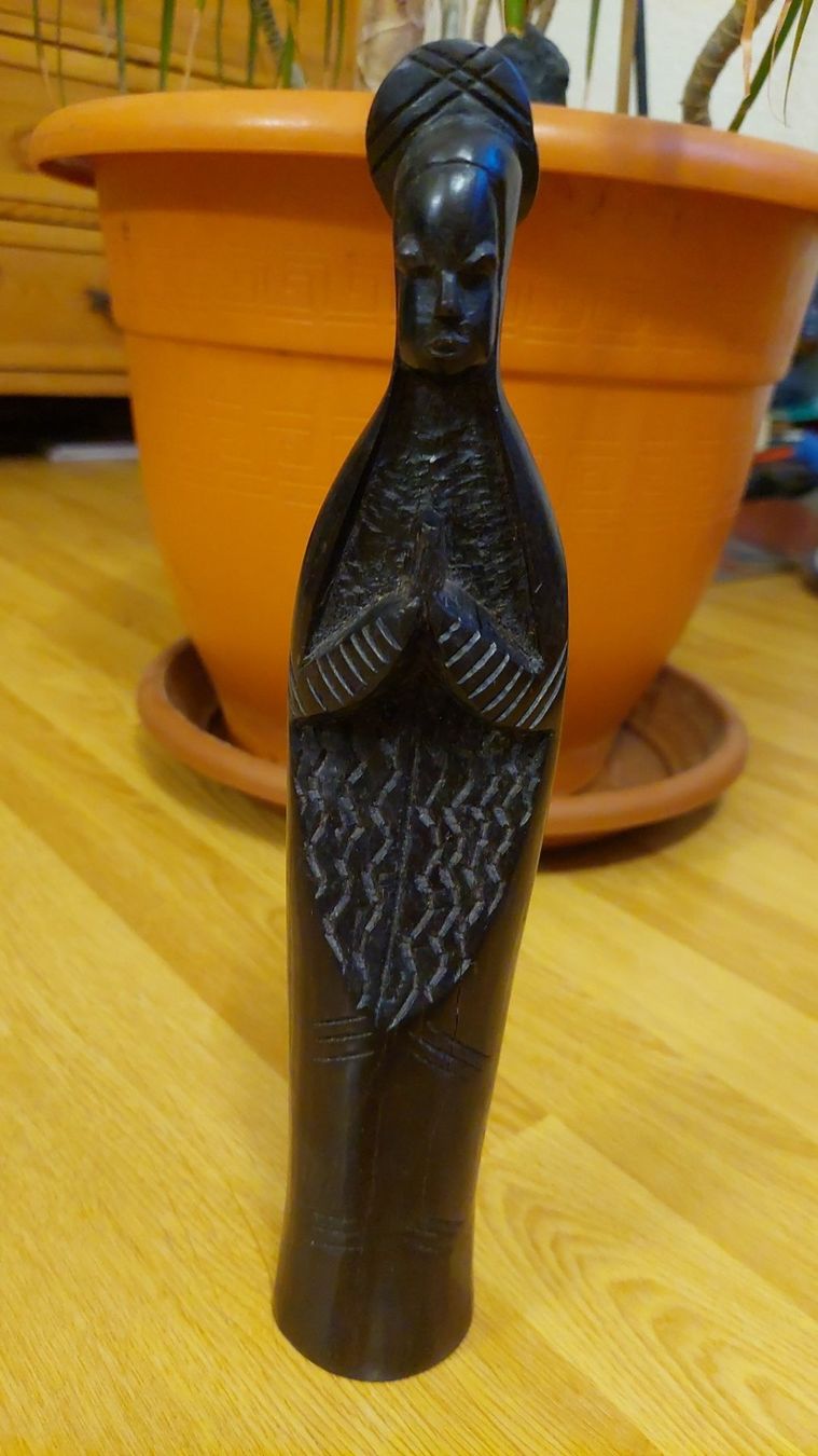 Statuette: Madonna Figur Holz – Usato da Basel venduto da kat_56dz 3