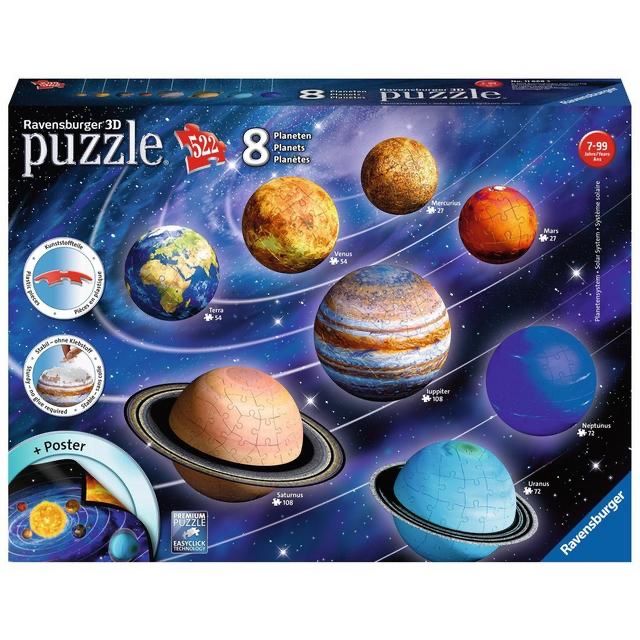 Ravensburger Puzzles: Ravensburger 3D Puzzle Planeten – D'occasion à Zuchwil par simge_1907