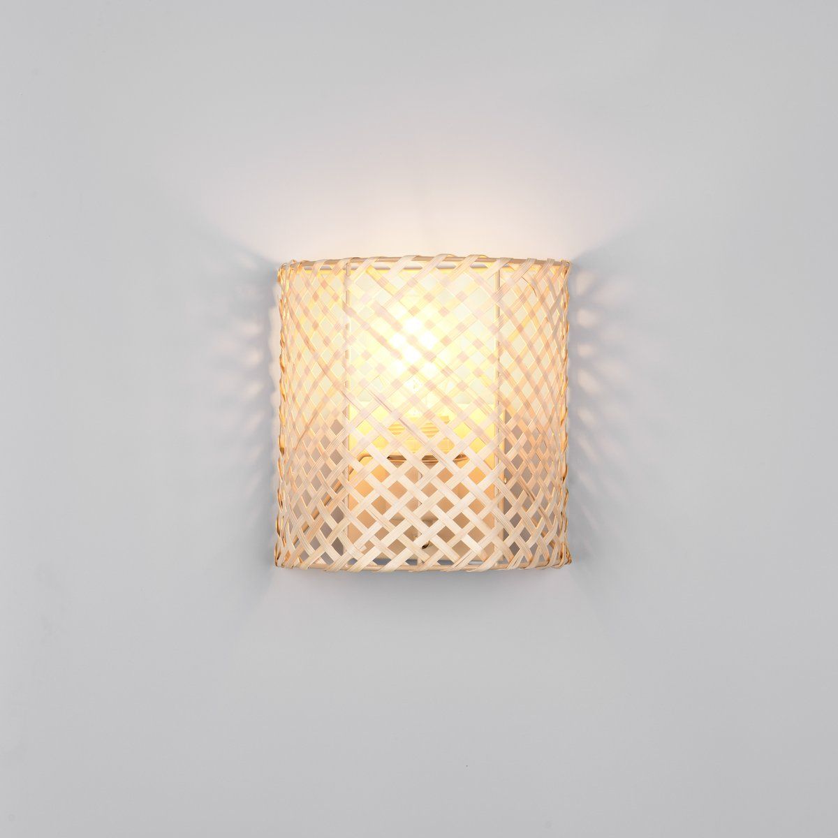 Lampade: Wandleuchte, Bambusgeflecht, 19 cm Höhe – Nuovo (secondo la descrizione) da Kreuzlingen venduto da Smart-Light 2
