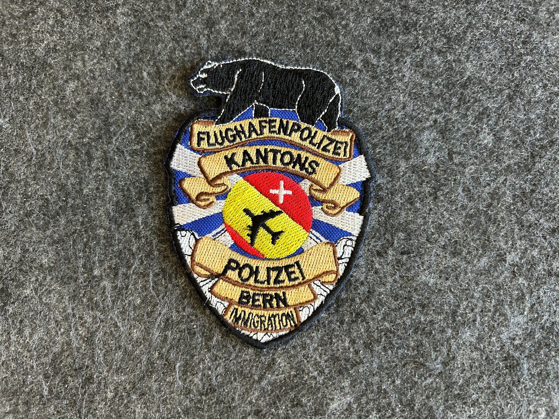 Plaquettes & Badges: Patch, BE, Flughafenpolizei Kapo Bern – D'occasion à Berikon par DGC-1995