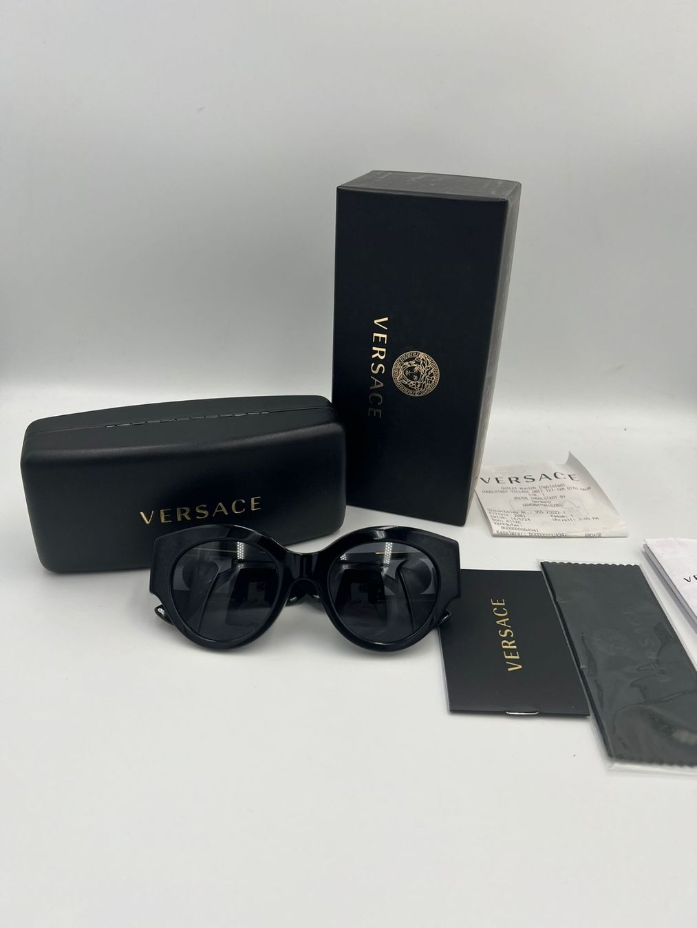 Versace Occhiali & Lenti: Versace Sonnenbrille Medusa Logo – Nuovo e nell'imballaggio originale da Wiedlisbach venduto da Sistershop 5