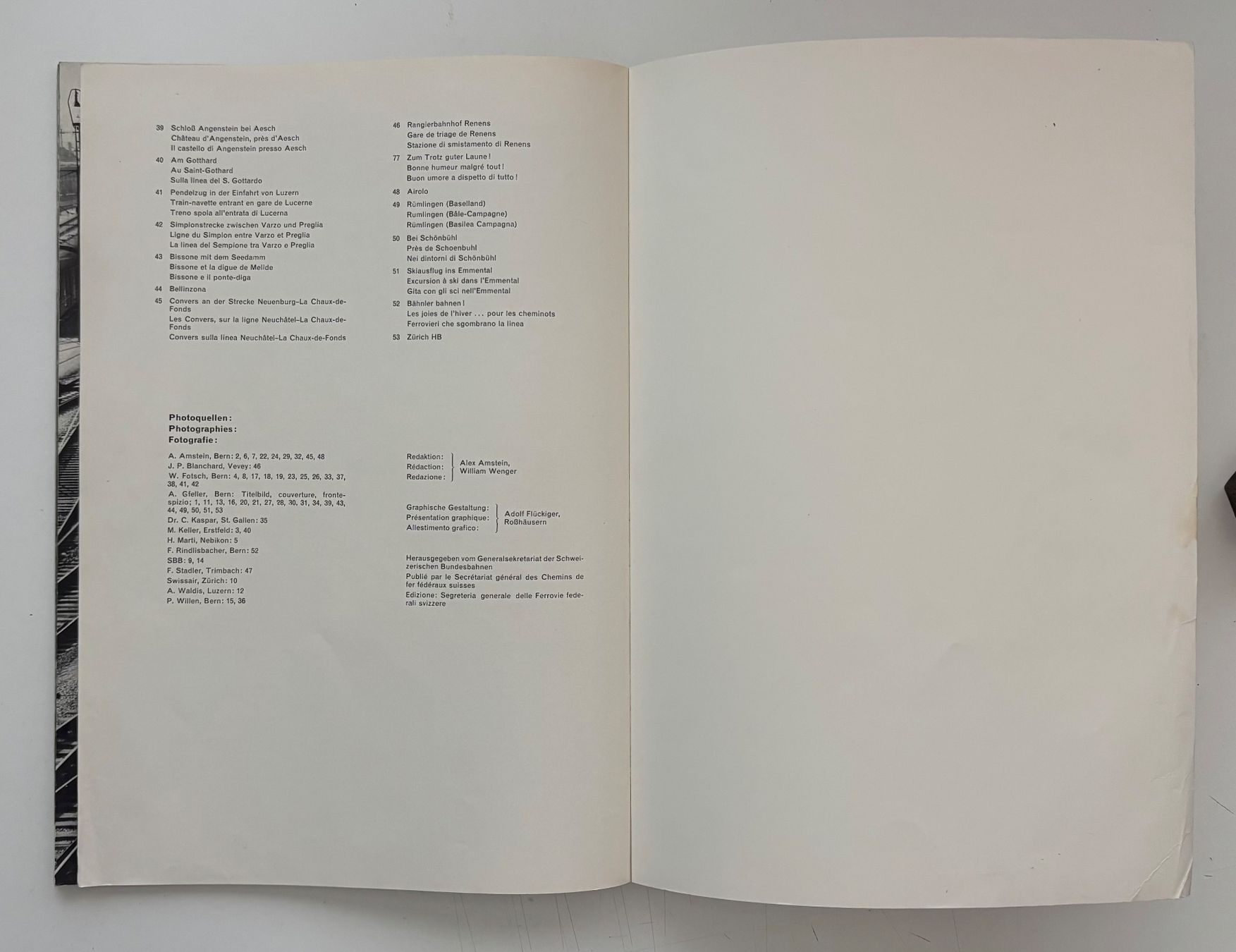 Libri: SBB im Bilde / Images CFF / FFS in immagine 1964 – Usato da Neuchâtel venduto da gefdeneuch 9