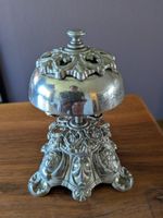 Antike Tischglocke, Metall, Vintage Look,