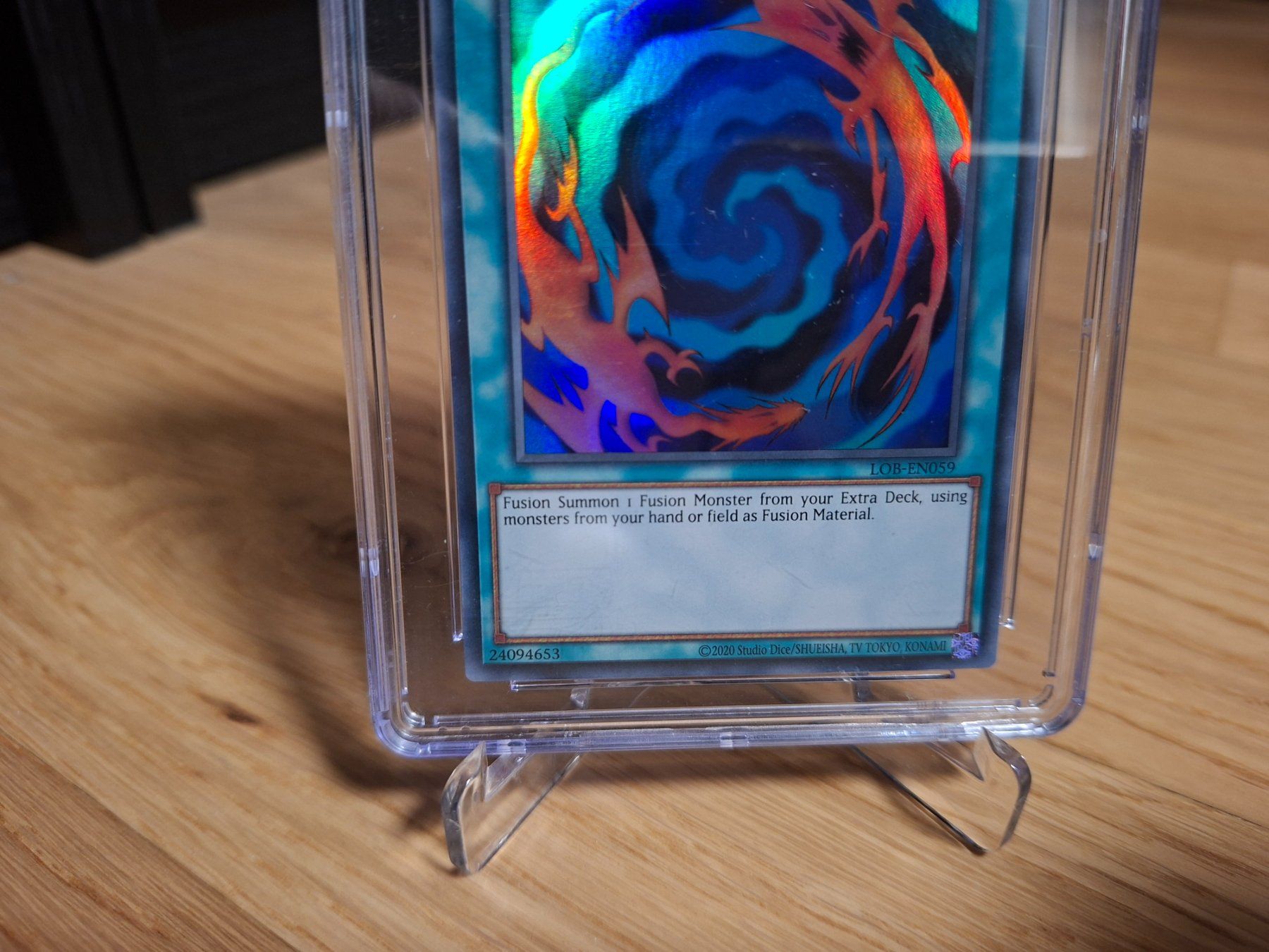 Yugioh Carte collezionabili: Yu-Gi-Oh! Polymerization / LOB-EN059 / CGC 10 – Nuovo e nell'imballaggio originale da Baar venduto da RDNA 1