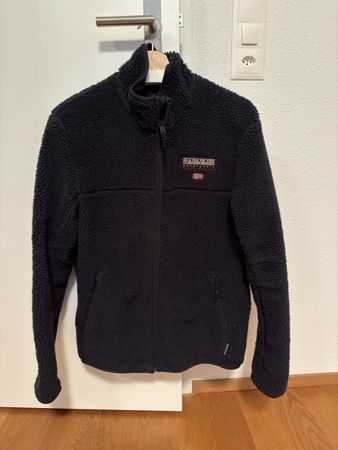Herren Fleecejacke Napapijri schwarz guter Zustand