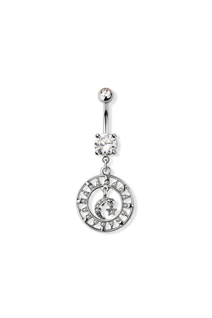 Gioielli per piercing: Bauchnabelpiercing mit Sonne und Mond – Nuovo e nell'imballaggio originale da Döttingen venduto da Orangeroad