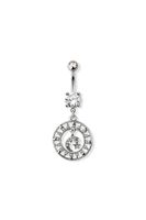 Bauchnabelpiercing mit Sonne und Mond