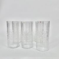 „Tapio Wirkkala,  ‚Mesi‘, 6 Vintage Trinkgläser, Iittala