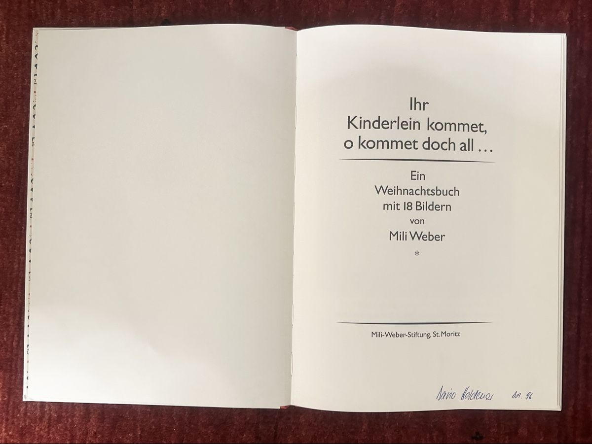 Libri: Mili Weber, Ihr Kinderlein kommet – Nuovo (secondo la descrizione) da Affoltern am Albis venduto da Sveta75 2