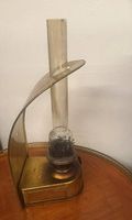 Lampe à pétrole murale vintage en laiton