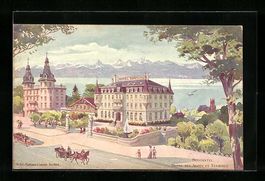 Neuchatel, Hotel des Alpes et Terminus