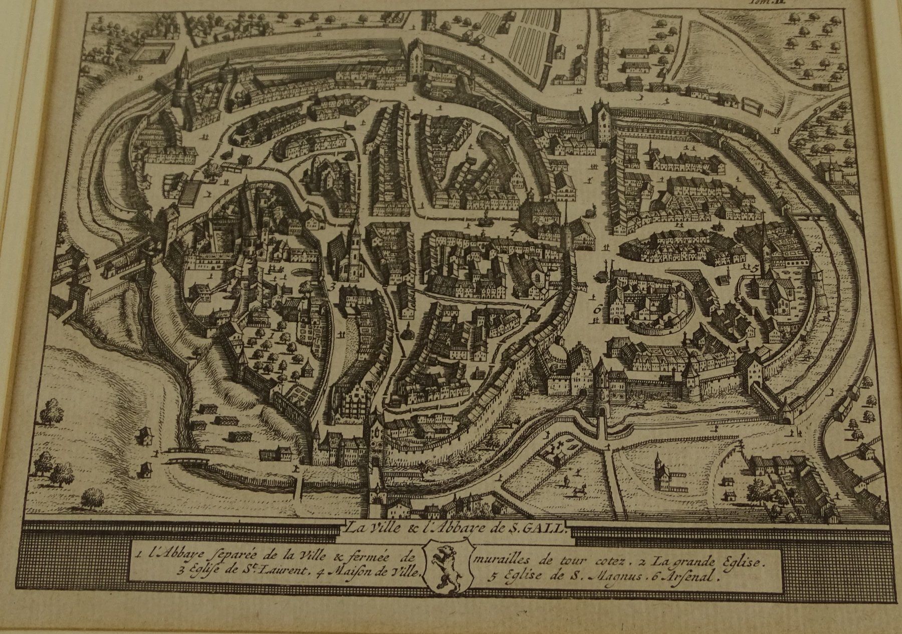 Incisioni: ST. GALLEN, KUPFERSTICH 1778 – Usato da Grüningen venduto da Kartensammler 2