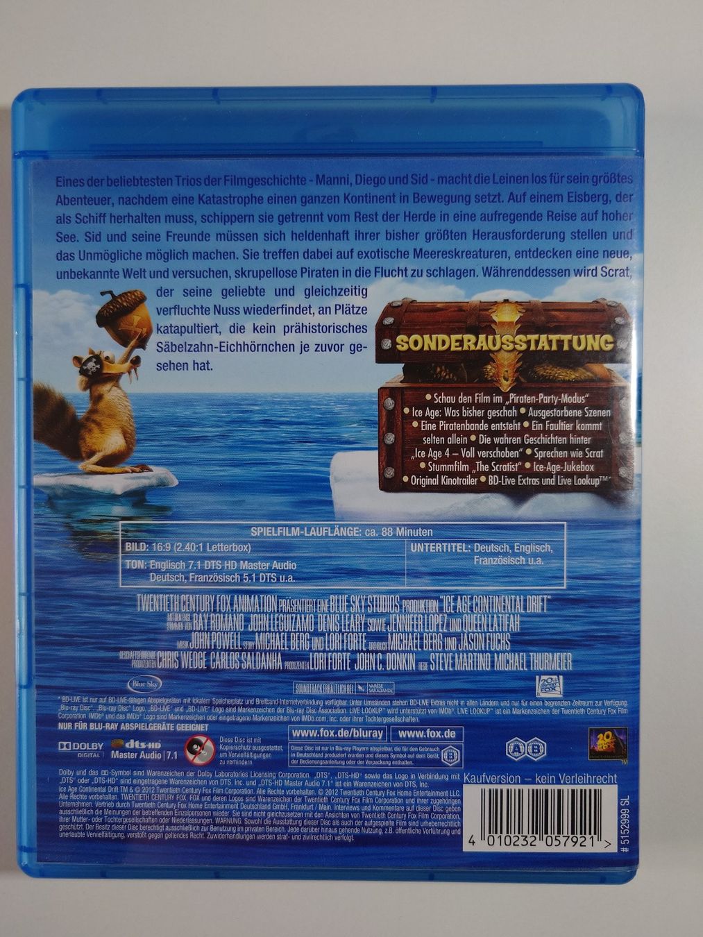 Tutti i DVDs: Ice Age 4 Blu-Ray – Usato da Kaiseraugst venduto da flo_ydd2 1