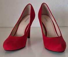 32) rote High Heels von Graceland, Grösse 38