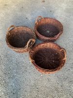 3 paniers en osier