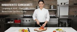 🌿 Massivholz Schneidebrett – Handgemacht & Einzigartig