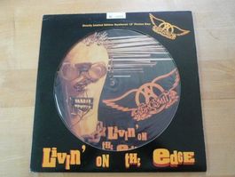 AEROSMITH Livin'On The Edge - 12" PICTURE DISC - numbered