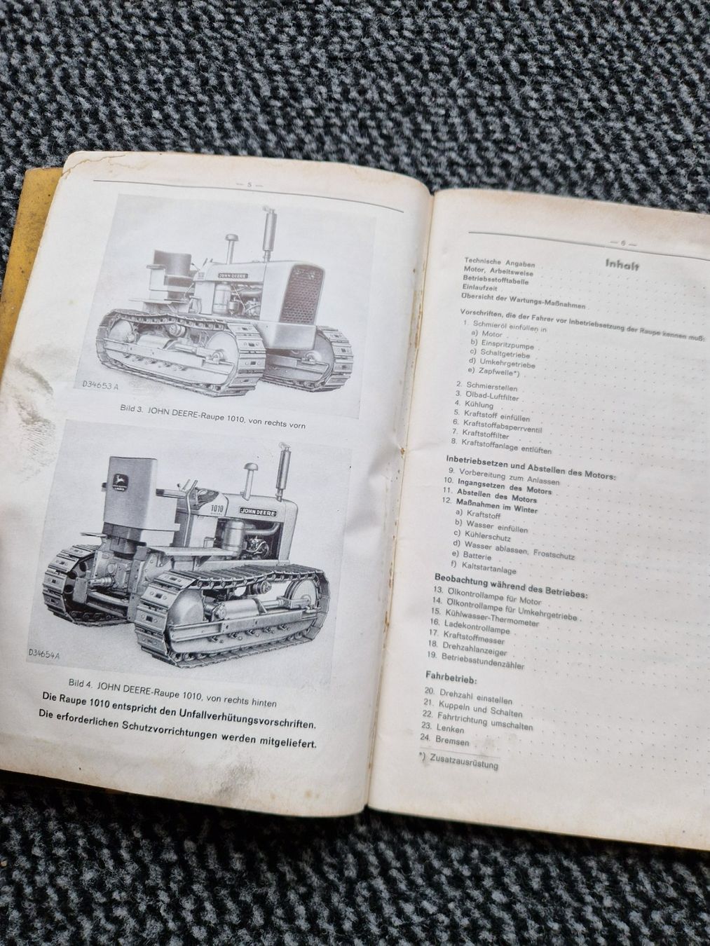 John Deere Trattori: Original Anleitungen John-Deere Raupenschlepper 1010 – Usato da Dürnten venduto da Bachtel84 3