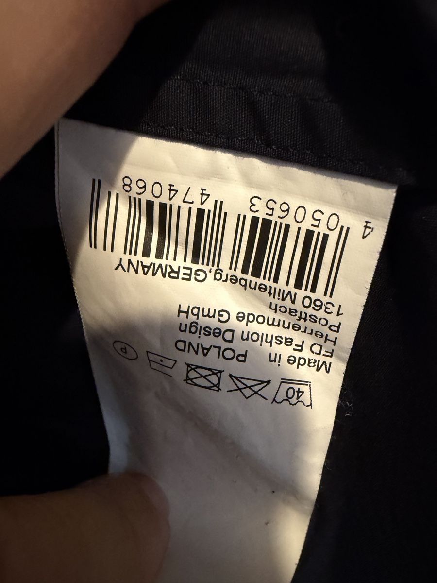 Karl Lagerfeld Hemden: Camicia Uomo TG 41 blu cotone 95% 5% elastan nuova – Gebraucht aus Lugano von can_xdd8 3