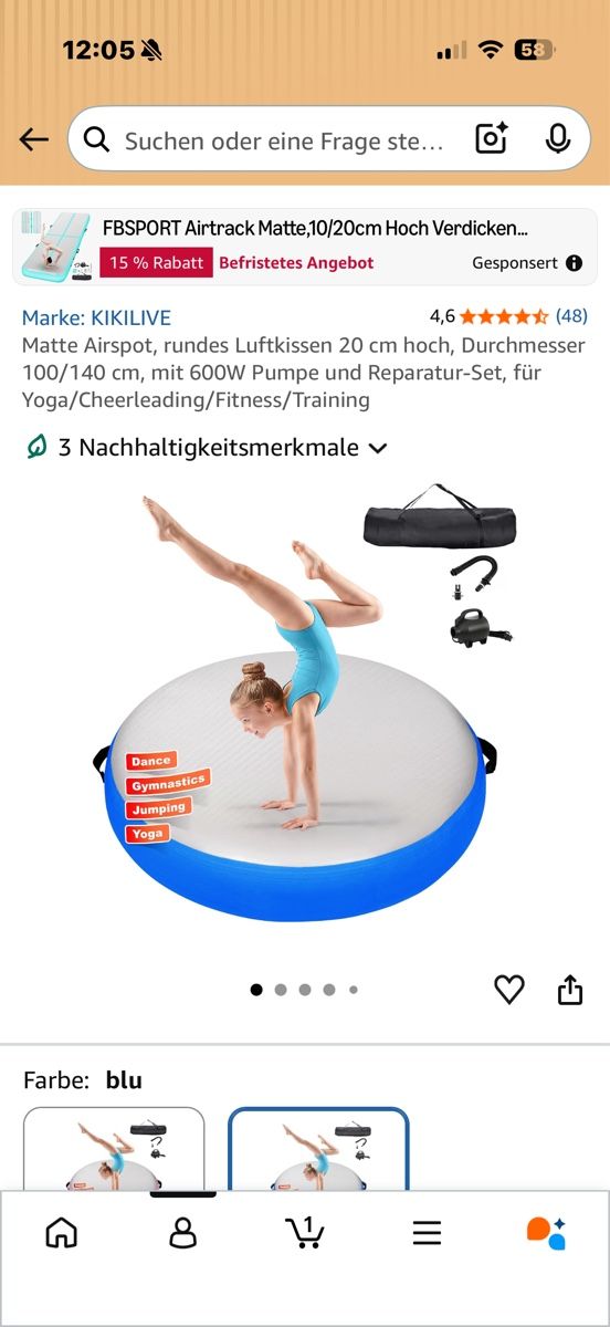 Vélos d'appartement: Yoga und pilats mate – Neuf (Voir description) à Luzern par ros_j2rq