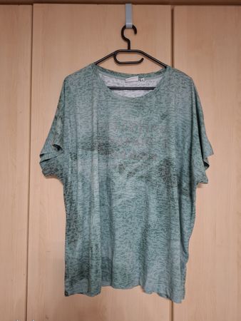 T-Shirt Gr. XXL (44), Cecil, grün, Ausbrenner