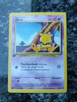 Pokemon Base Set 1 Edition Abra Zustand gut 