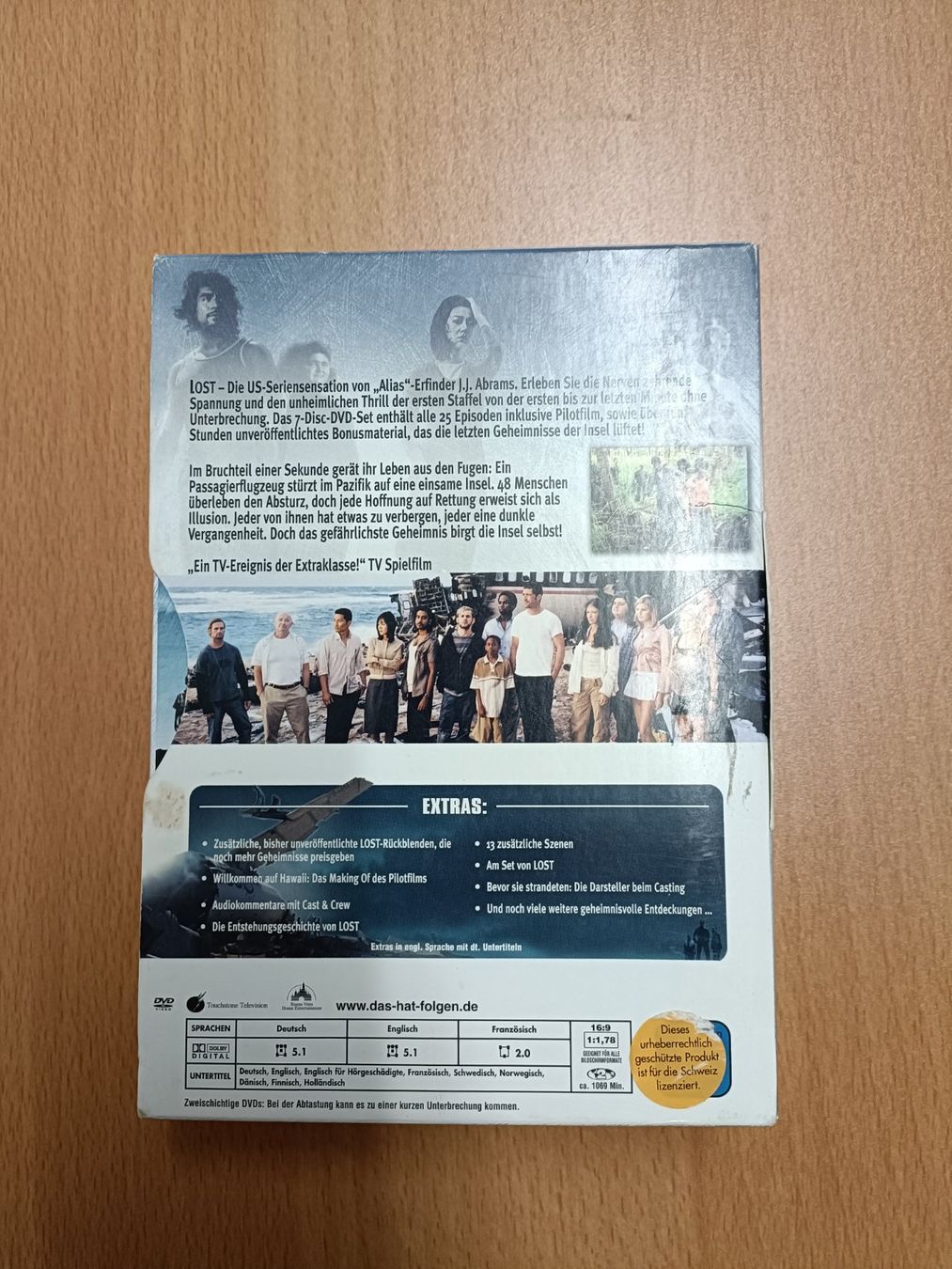 Tutti i DVDs: LOST Staffel 1 DVD Box-Set komplett – Usato da Köniz venduto da Movieportal007 2
