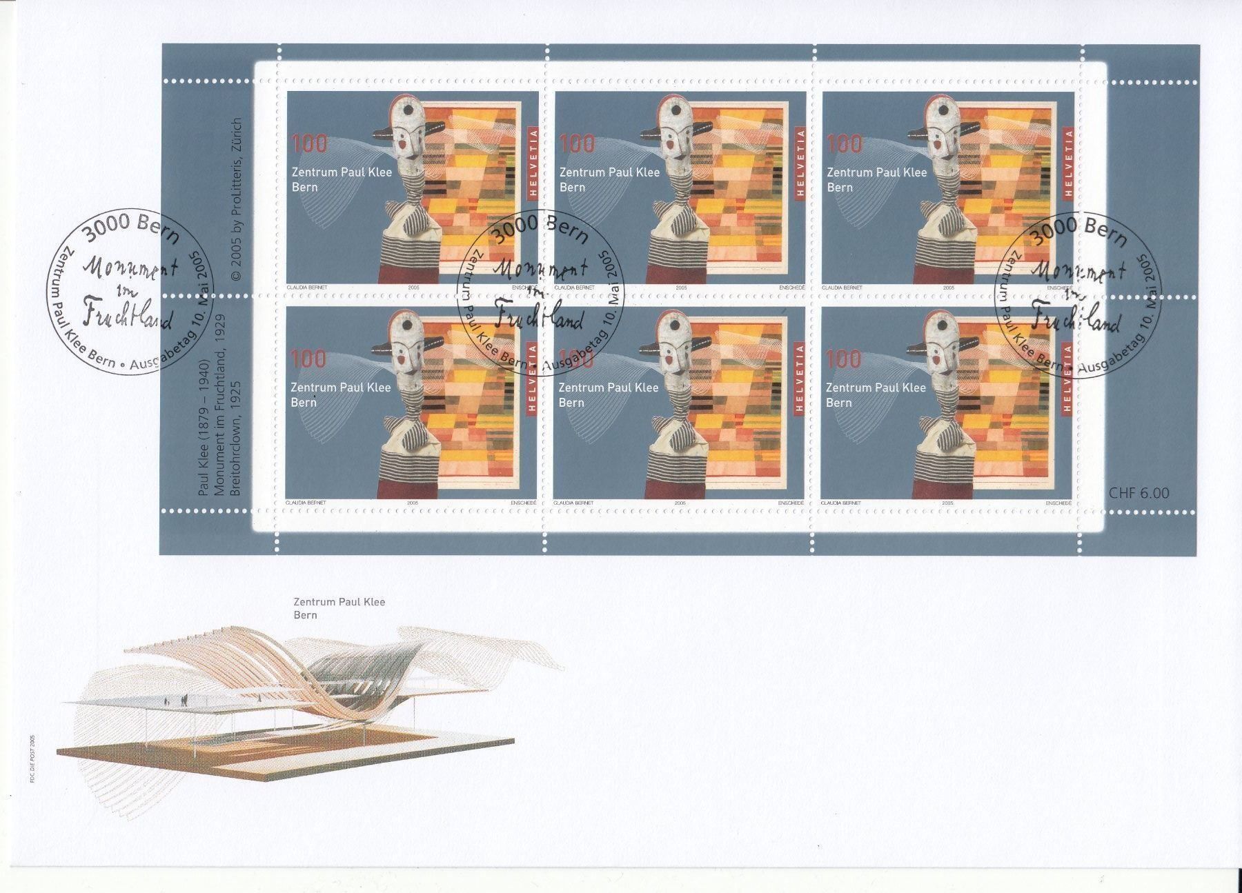 Tutti i francobolli: SBK 1165 Kleinbogen mit ET auf FDC – Usato da Bürglen TG venduto da StampGraf