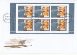 SBK 1165 Kleinbogen mit ET auf FDC