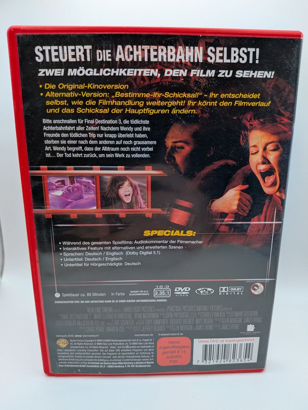Tutti i DVDs: Final Destination 3 – Uncut (DVD) – Usato da Liebefeld venduto da Loopinfility 1