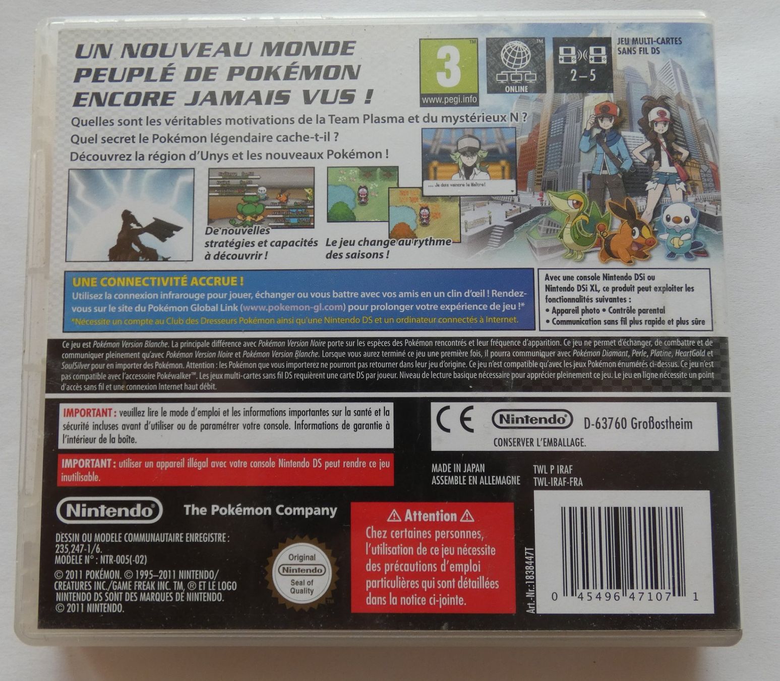 Pokémon Giochi: Nintendo DS - POKEMON Version Blanche – Usato da La Sarraz venduto da classicworldcoins 1