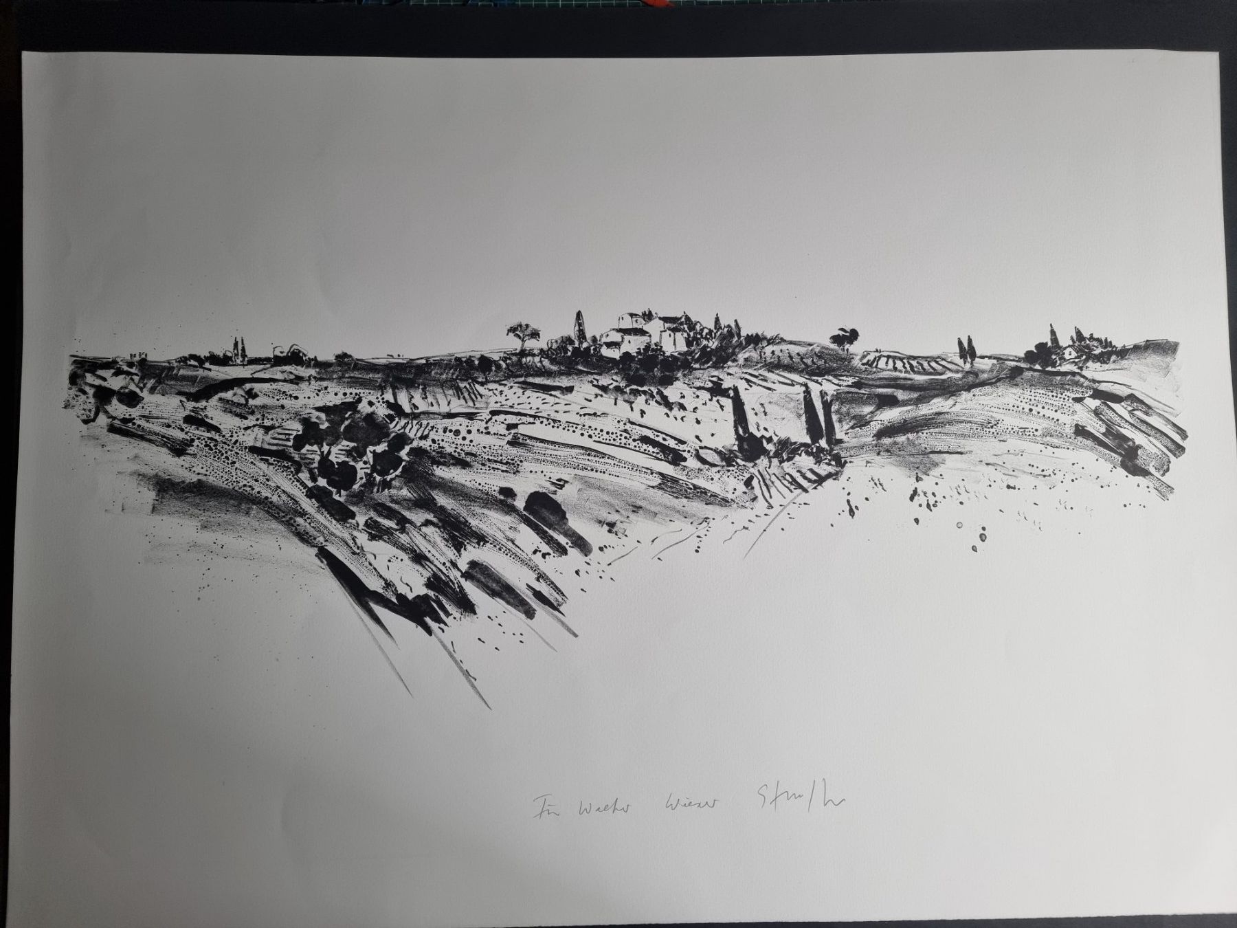 Grafiken & Lithographien: BODO STAUFFER LITHOGRAPHIE SIGNIERT – Gebraucht aus Gersau von kunst-online 3