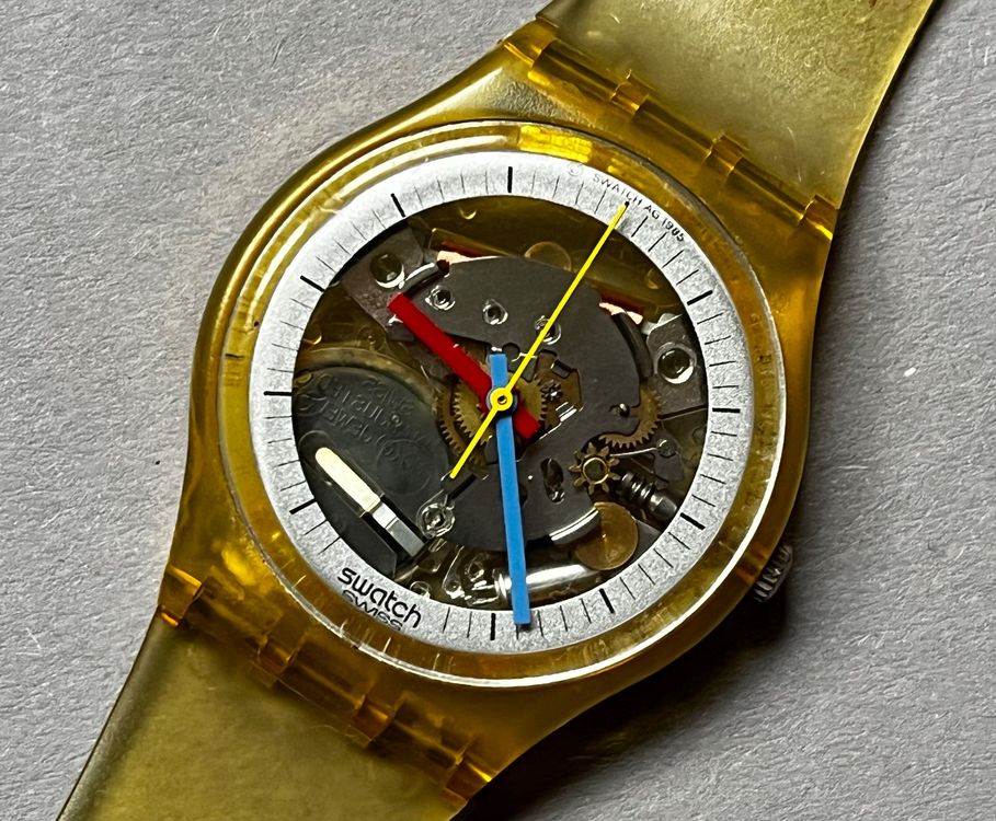 Swatch Jelly Fish GK100re 1986 selten (Gebraucht) in Zürich für CHF 6 ...