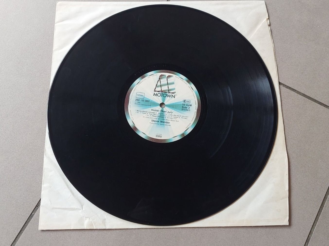 Dischi in vinile: LP Stevie Wonder - Hotter Than July – Usato da Erlinsbach venduto da pfunky 4