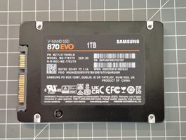 Samsung 870 EVO 1000 GB, 2.5" SSD Occasion! AB 77.-