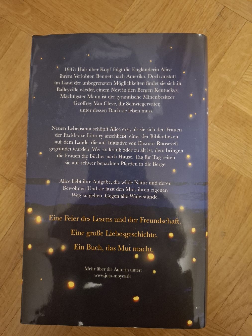 Jojo Moyes Wie ein Leuchten in tiefer Nacht (Gebraucht) in