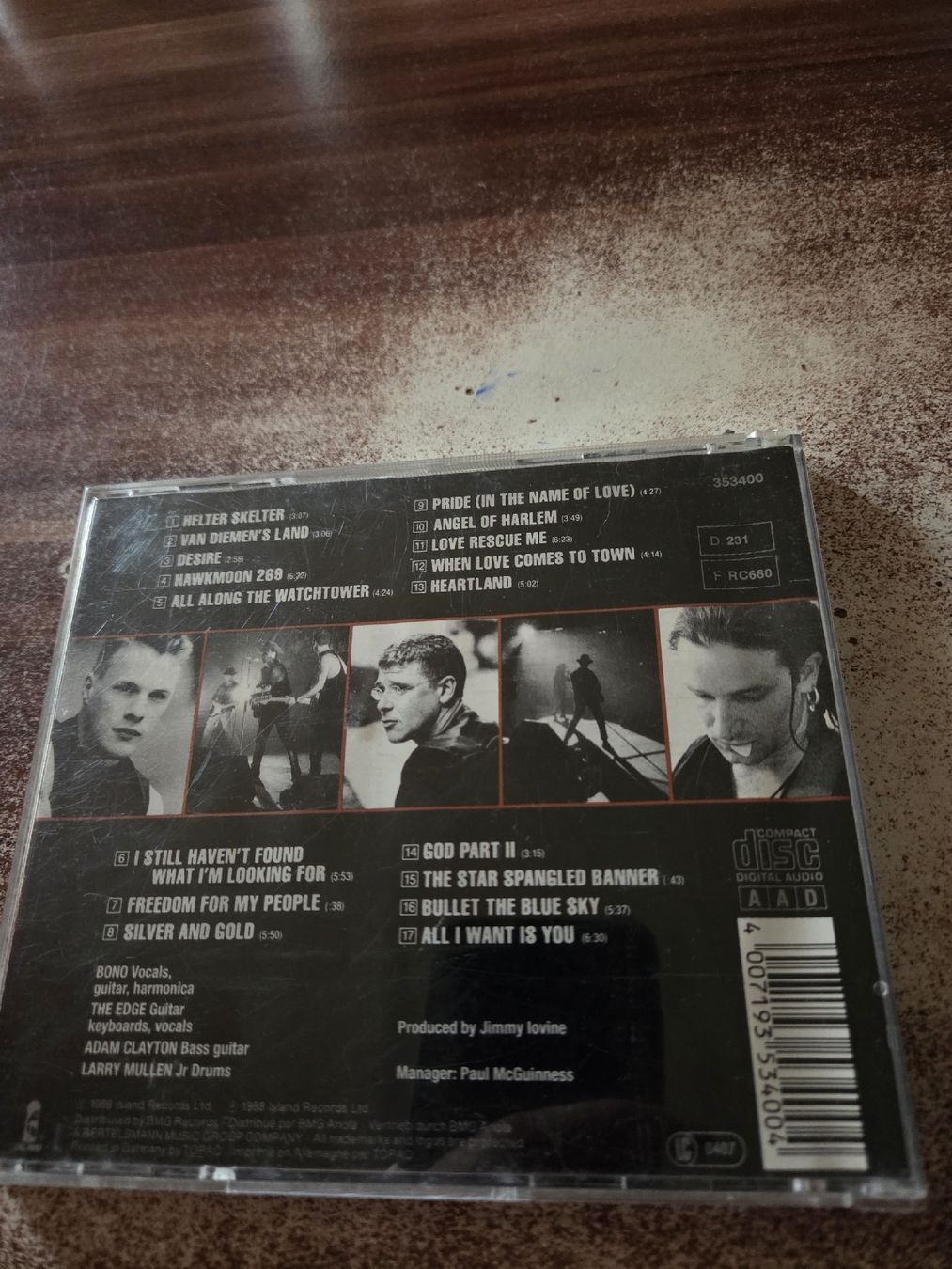 CD: U2 -  Rattle And Hum – Usato da Wattenwil venduto da Mage66 1