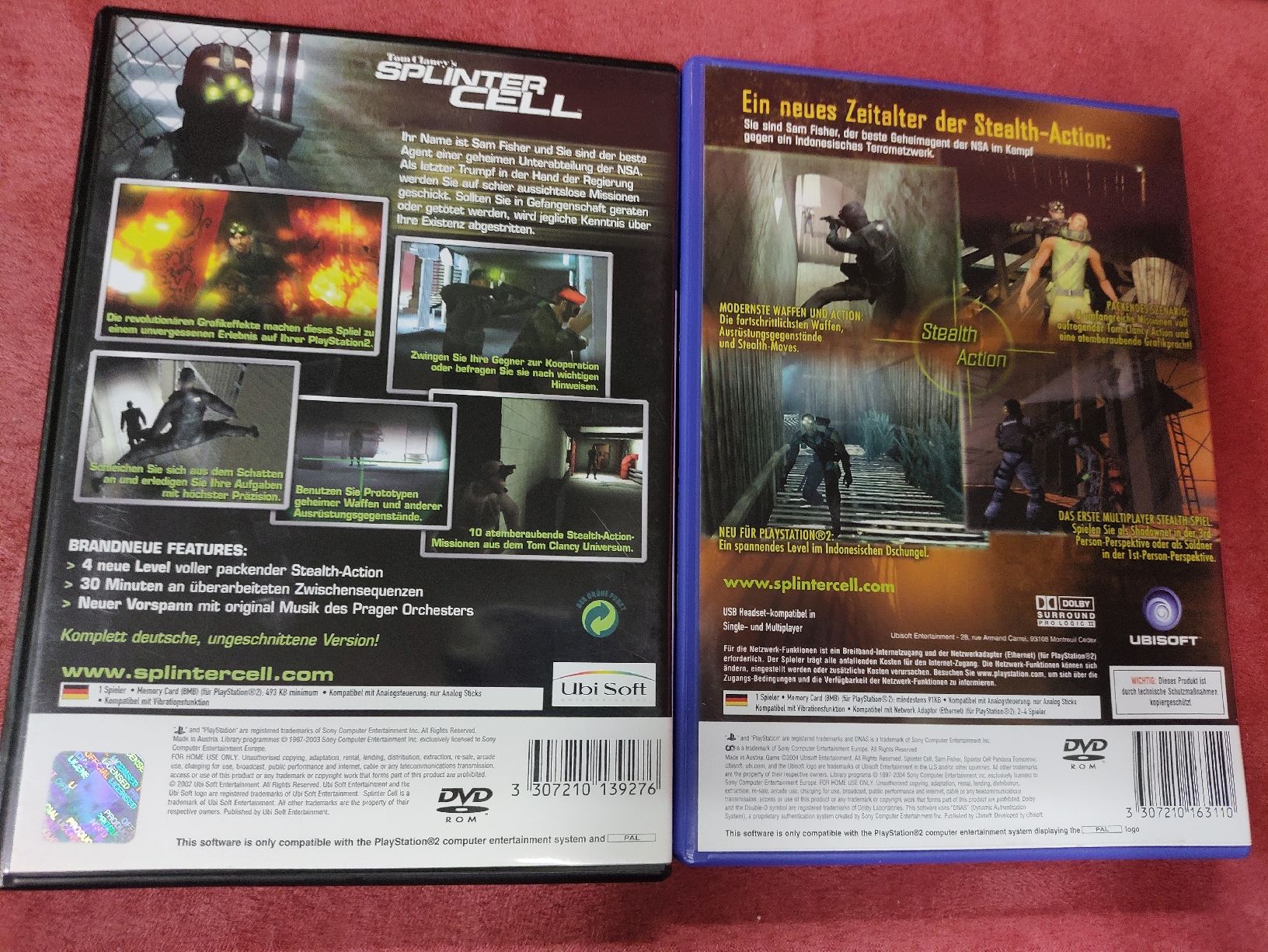 Sony Giochi: Lot de 2 jeux PS2 Splinter Cell  – Usato da Fribourg venduto da PastGame 1