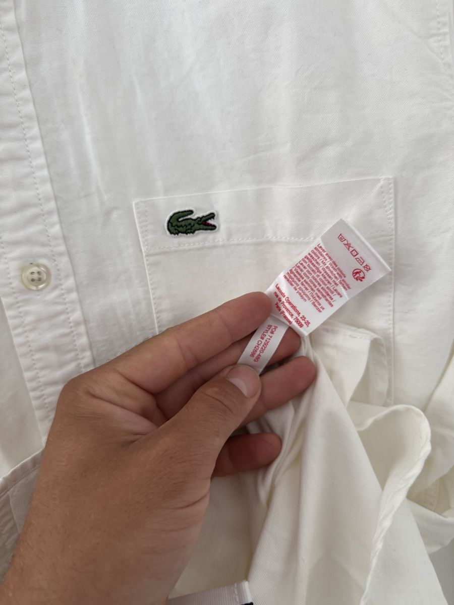 Lacoste Hemden: Lacoste Live weiss Hemd Grösse 40/M, Oryginal, classic – Neu (gemäss Beschreibung) aus Wetzikon ZH von Jan_wojt 5