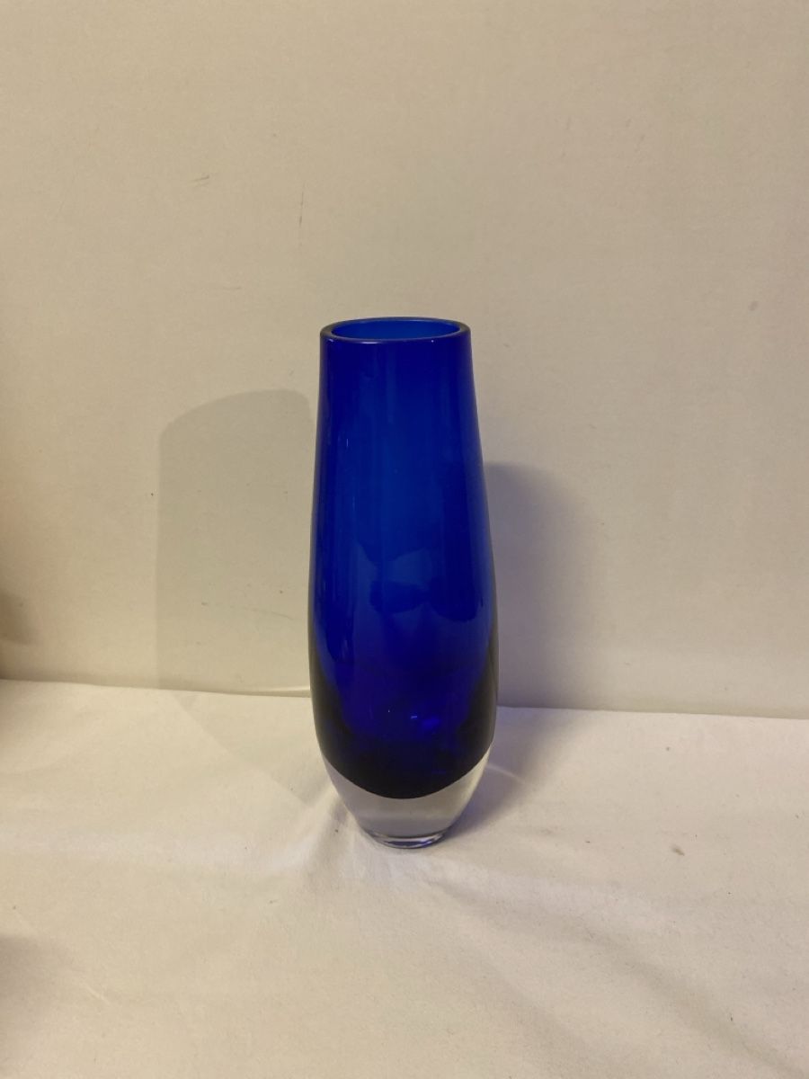 Vasi & Recipienti: Elegante blaue Glasvase – Usato da sursee venduto da trilli-tralli 7